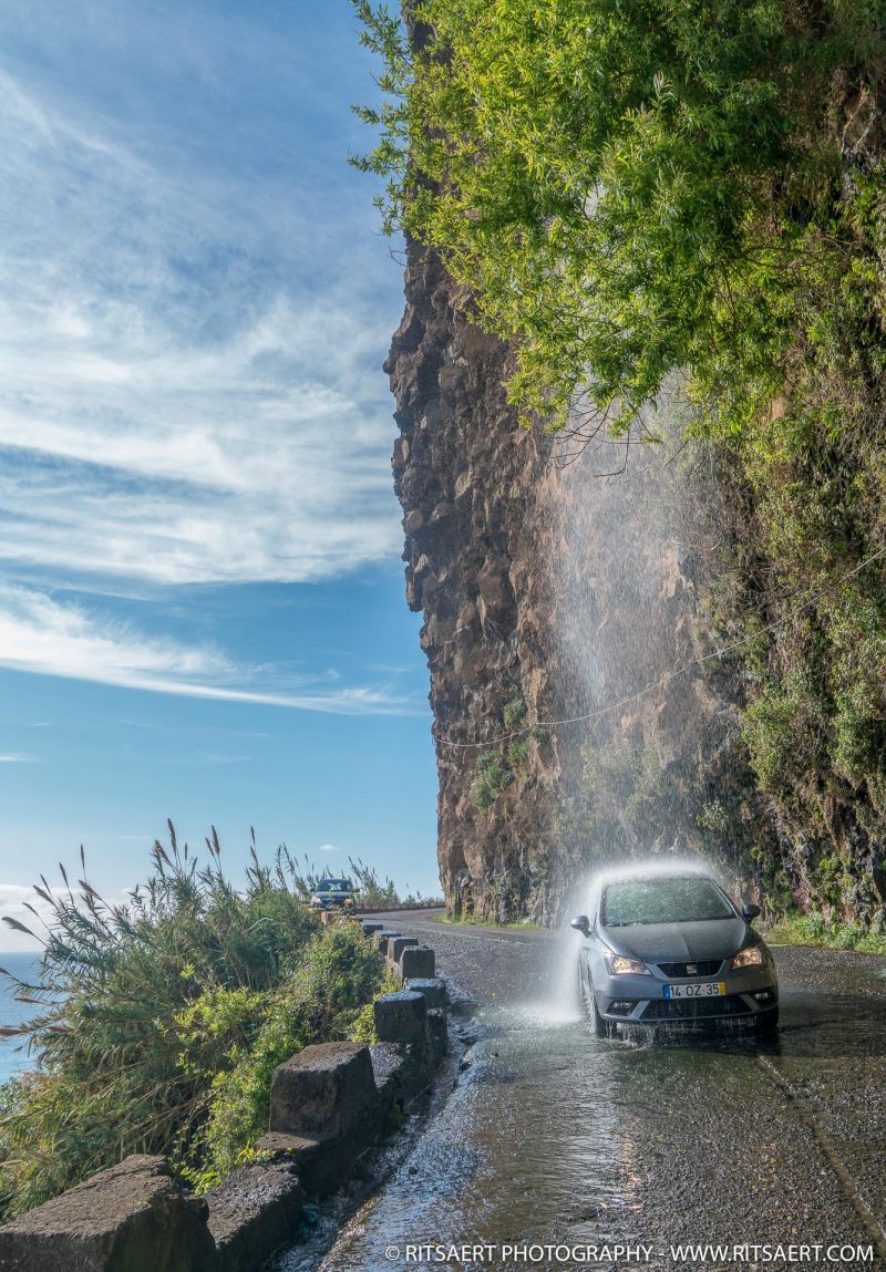Washing the rental car... - Madeira