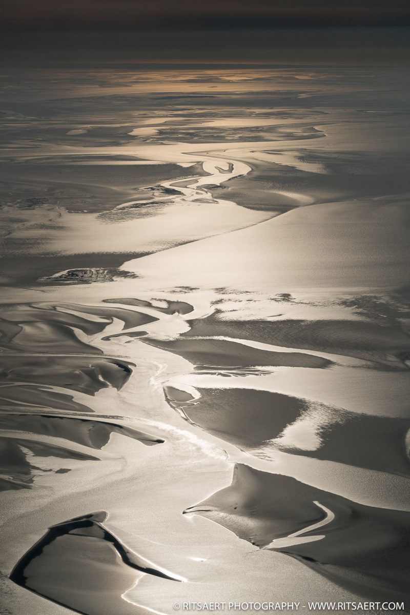 Wadden Sea Islands from the sky - Holland