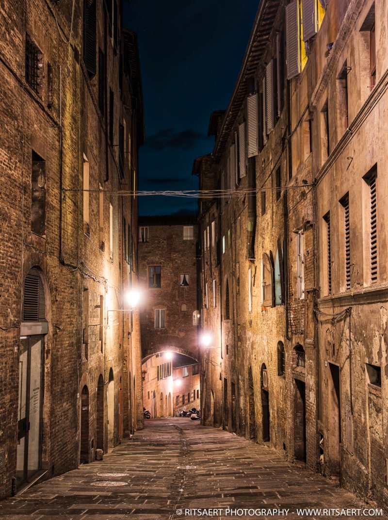 Siena at night - Florence - Italy